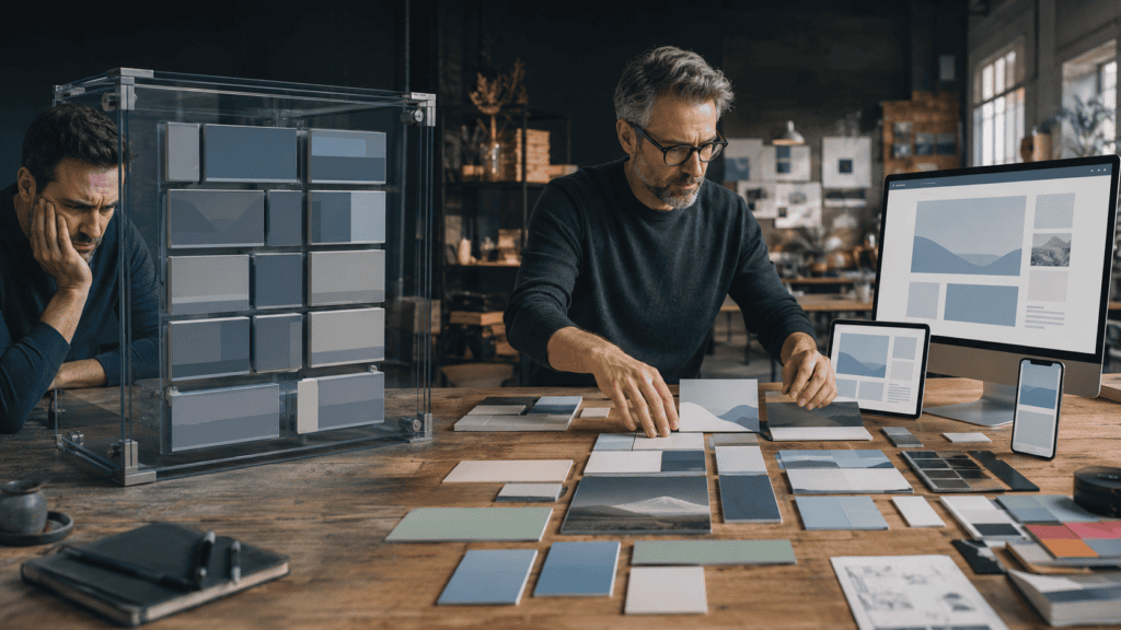 Rigid templates, flexible human design