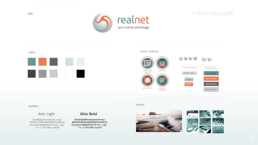 Realnet new brand styleguide