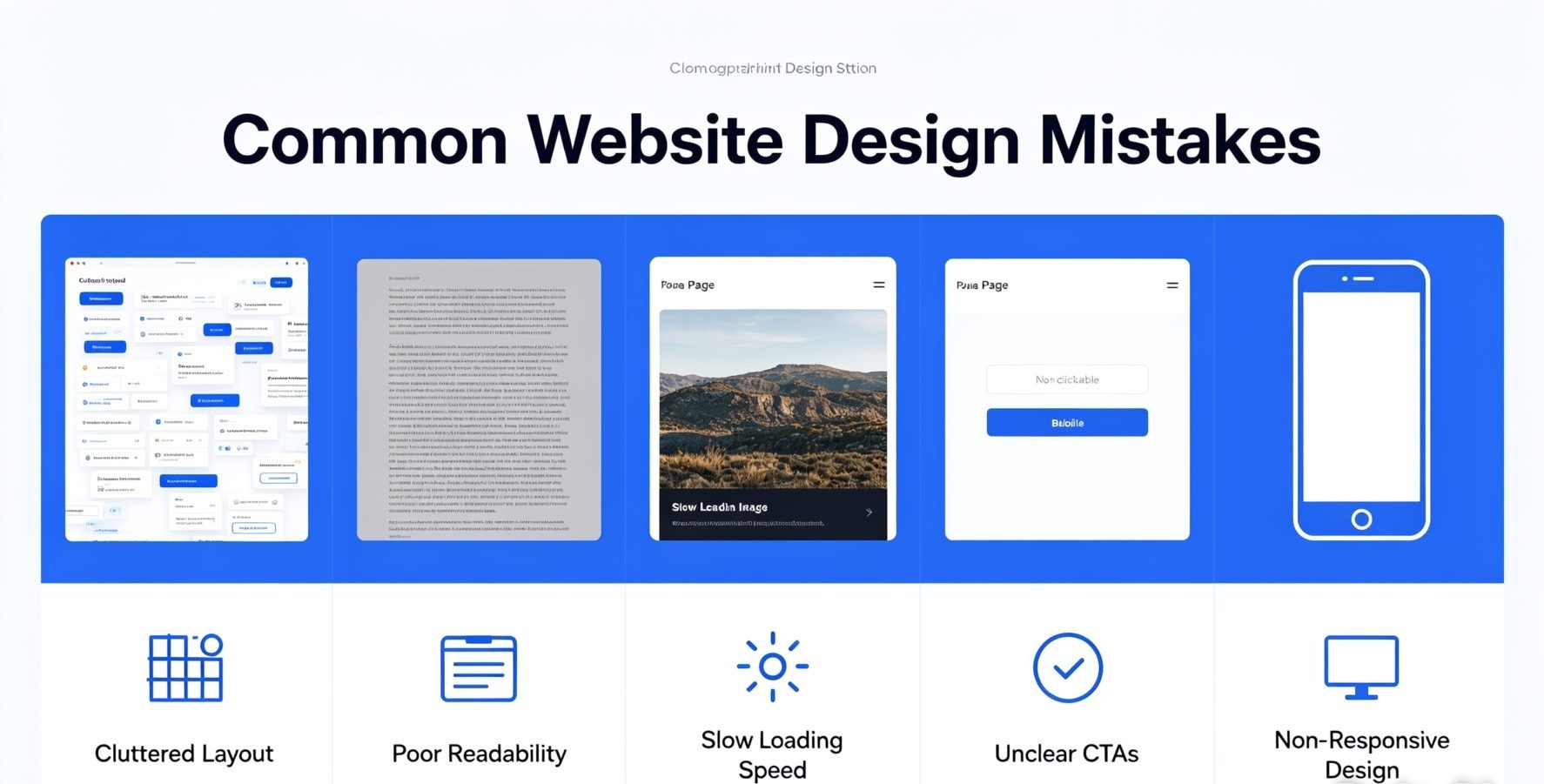 10 Website Design Mistakes That Cost Businesses Customers