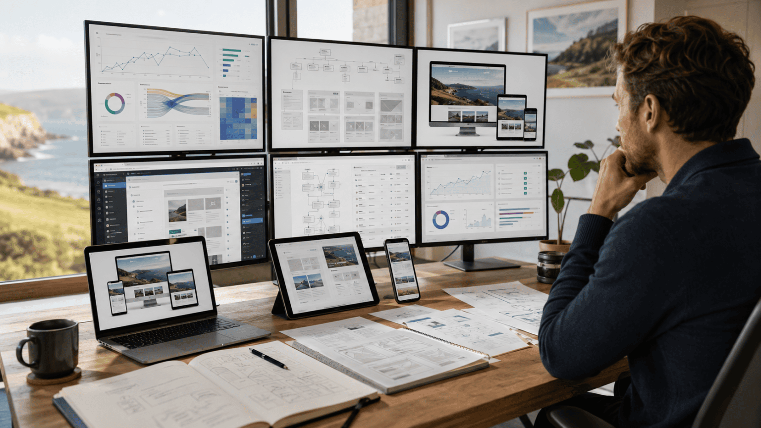 Website Review > Sitemap and Content Planning > UX and Interface Design > WordPress Development > SEO-Safe Migration > Launch Testing