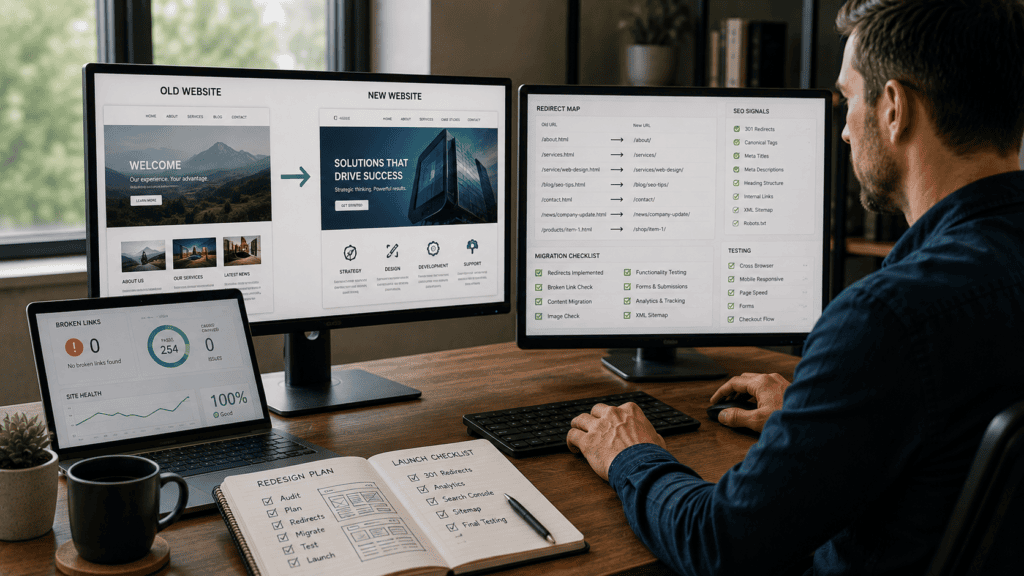 Website Redesign and Technical Migration